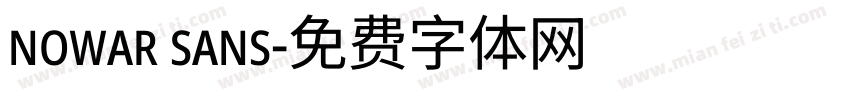 nowar sans字体转换